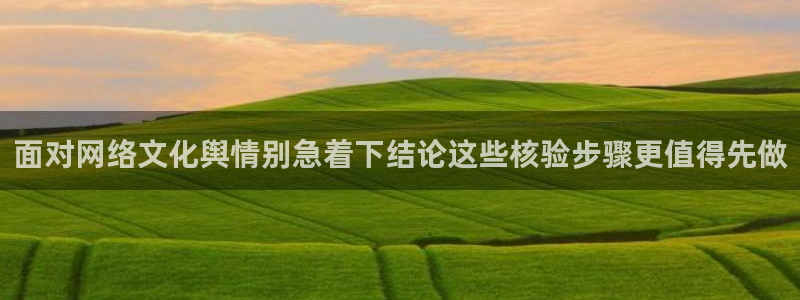 热点资讯大全:面对网络文化舆情别急着下结论这些核验步骤更值得先做